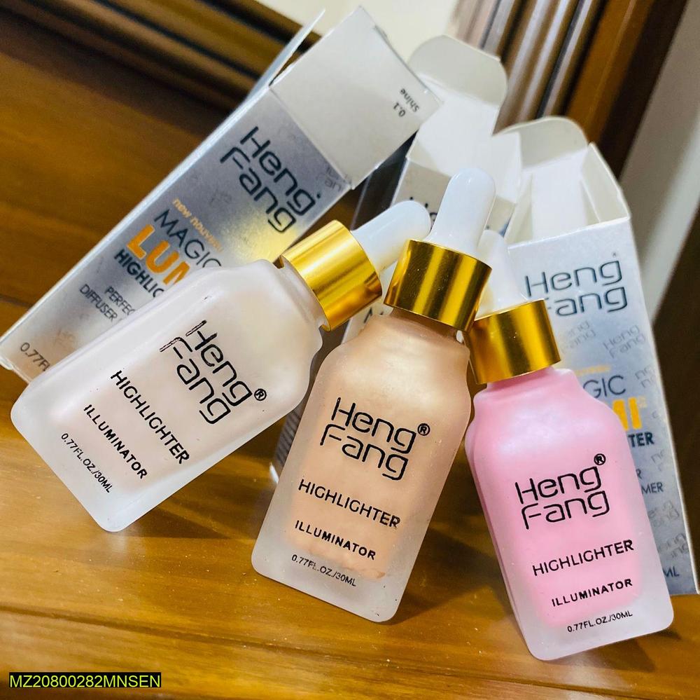 High Pigmented Liquid Highlighter, Pack Of 3